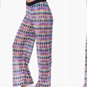 Retro Riviera Netted Crochet Beach Pant Cover-Up